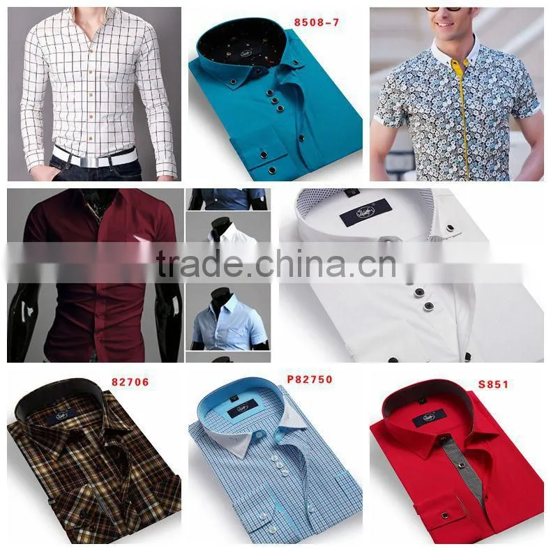 2015 Floral Hawaii custom men shirt wholesale