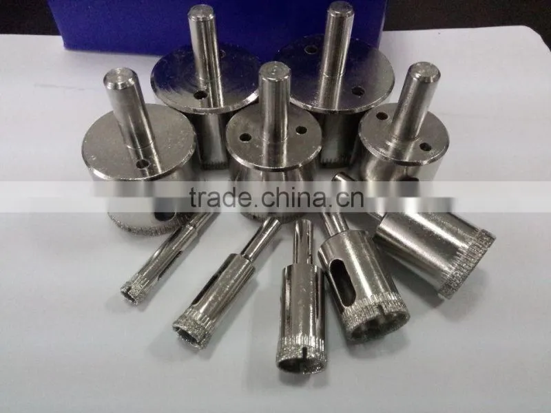 electroplated diamond dust hole saw diamond core bits glass tile marble drill bit