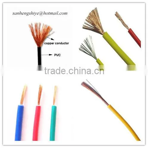 single strand pvc insulated single core soft single strand cable