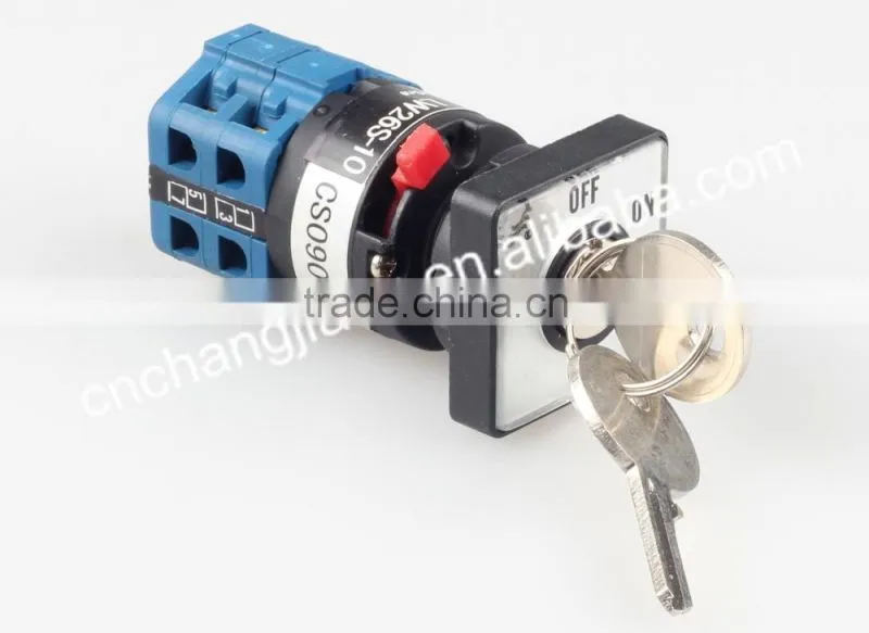 LW26S-10 CE Certificate Change over key switch
