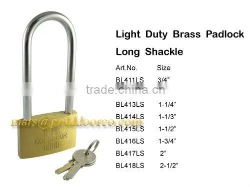 Golddoor Light Duty Brass Padlock