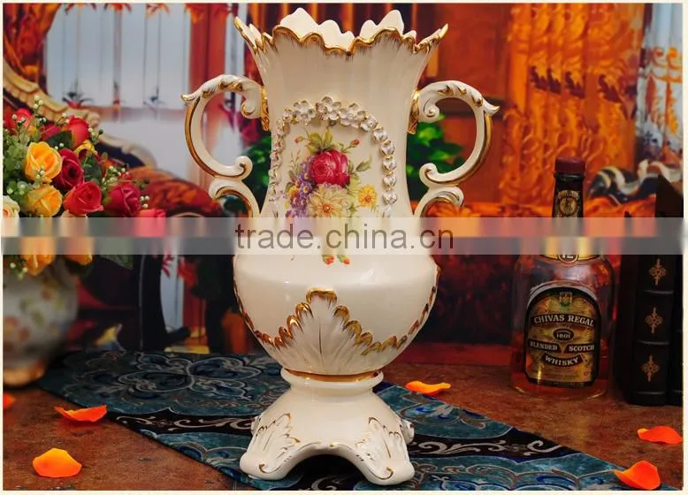 european style flowers vases