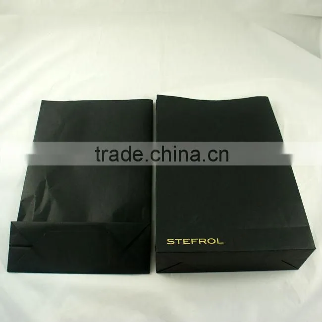 Hot stamping custom paper bag