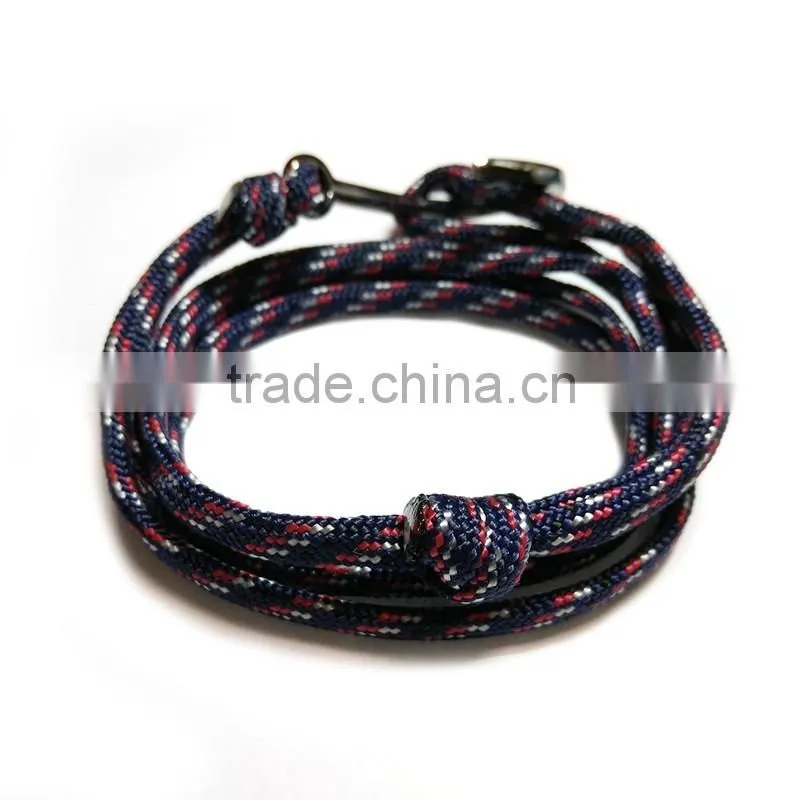 diy anchor bracelet fashion bracelet 2015 silicone wax cord anchor bracelet leather bracelet designs
