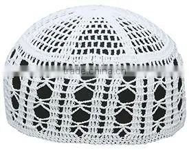 Wholesale sales of pure cotton Muslim style of making handmade crochet hats