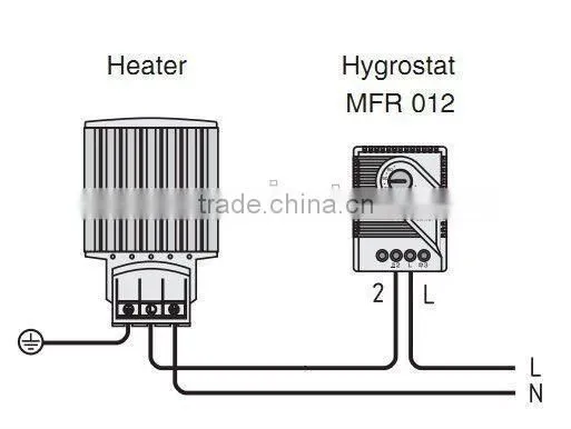 Mechanical Hygrostat MFR 012 digital thermostat with external sensor