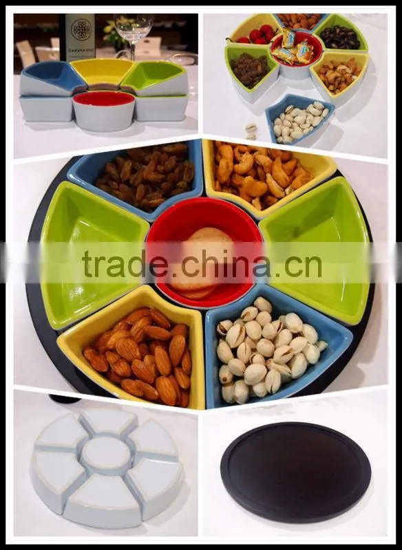 Fashionable ceramic serving set