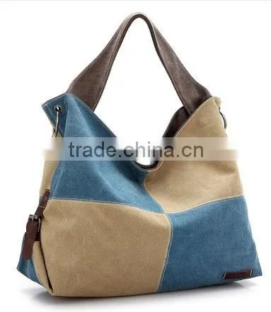 2015 European fashion good looking women canvas tote bag
