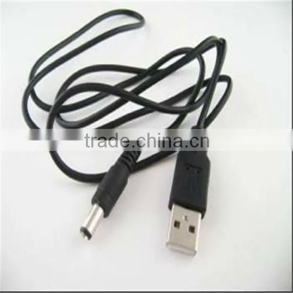 5.5*2.1 12v dc power cable with usb male connector
