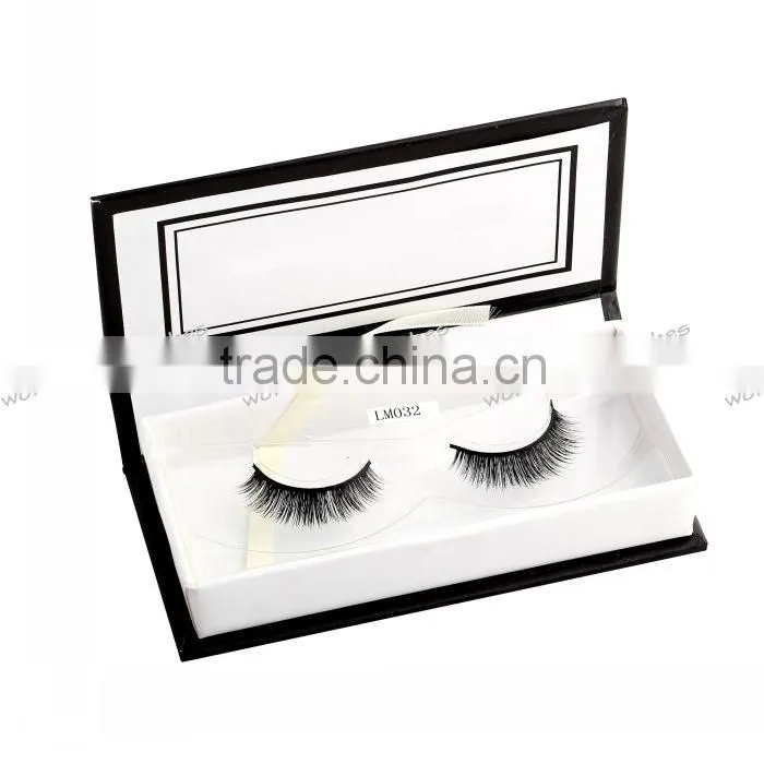 real mink false eyelash with private labeling siberian mink fur strip eyelash