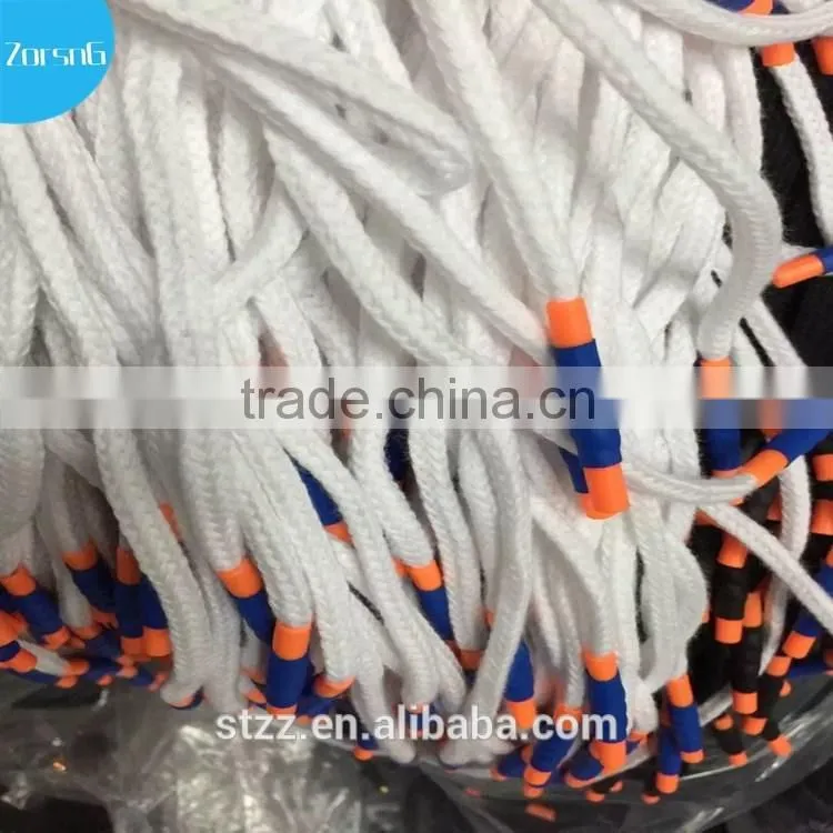 Round Colored Braided Cotton Waxed Shoelaces