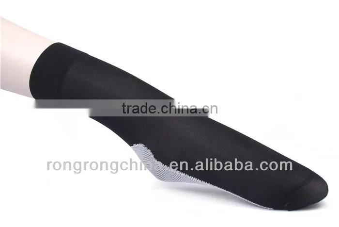 skidproof stock girls black white short nylon cotton socks