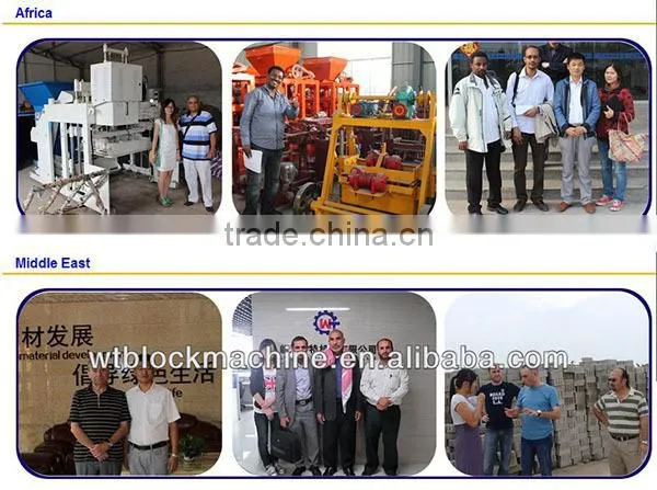 QT40-1semi automatic brick machine for myanmar