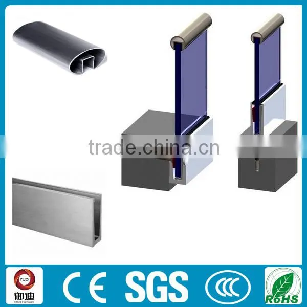 aluminium glass stair balustrade for handrail
