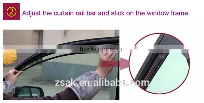 Window curtain mesh fabric material car side sunshade