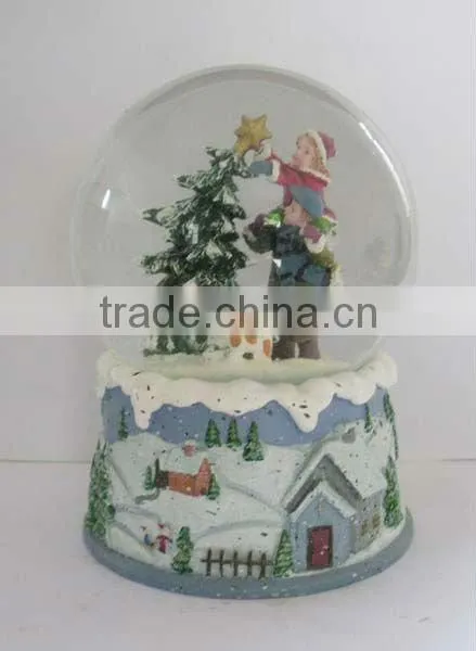 The most popular 100MM christmas snow globe,snow globe,Customized snow globe