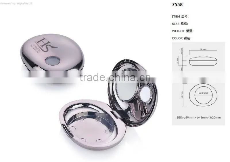 Plastic Blusher Case Eyeshadow Case