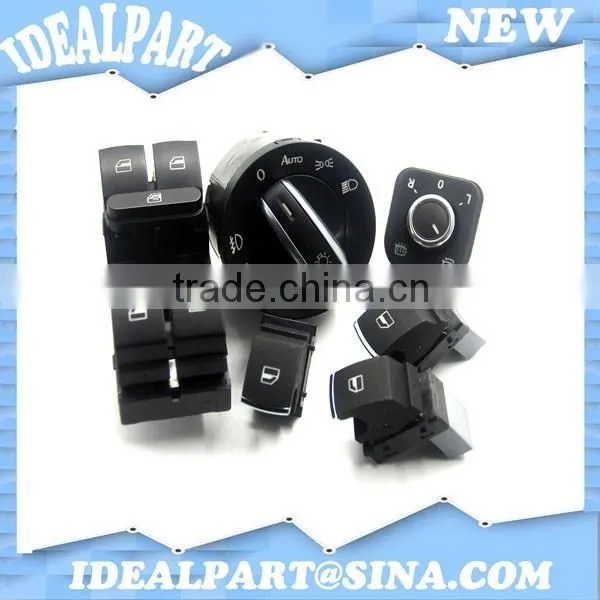 New mirror switch headlight switch window switch set for VW Golf MK5 6 Jetta MK5 Passat B6 Tiguan 5ND 959 565A 5ND 959 857
