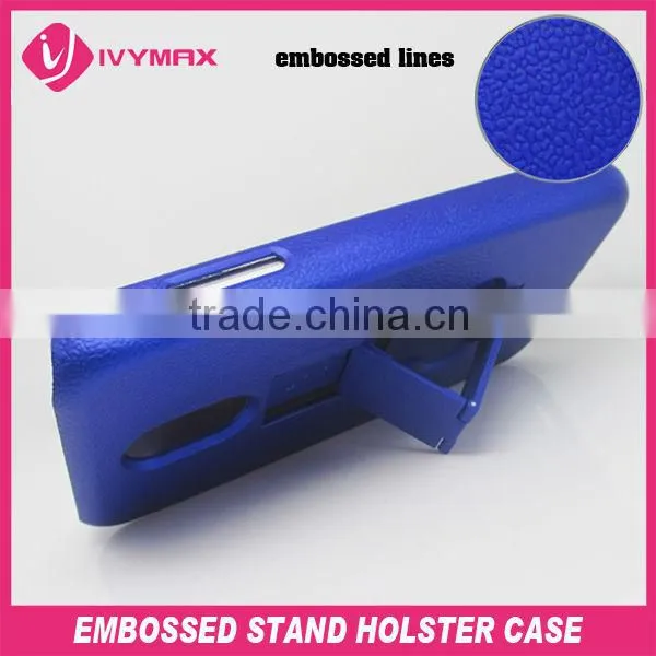newest embossed kickstand hard case for samsung D710