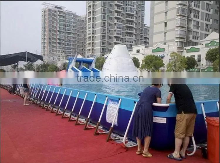2014 hot sale above ground steel frame pool