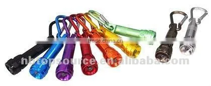 Hot Sale Mini Cheap Aluminum Super Powerful Portable Colorful Carabiner with LED Flashlight for promotion