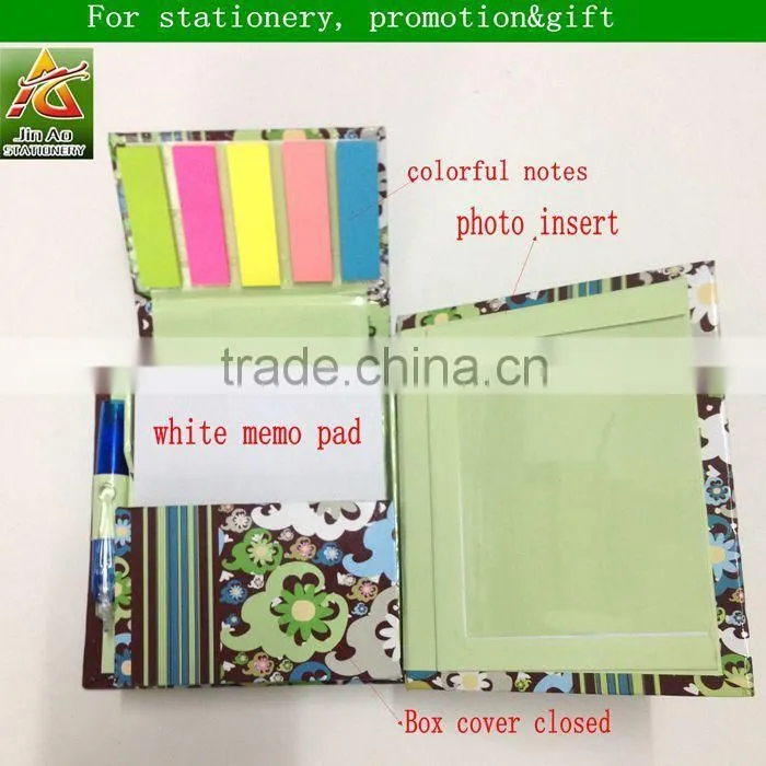 block note pad with pen
