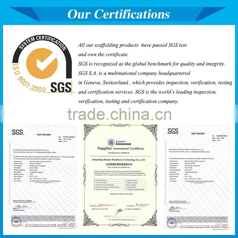 Scaffolding System Ringlock rosette fittings ledger