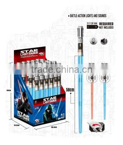 2016 86 cm length Led Flashing laser Sword toy with laser light and sound toy