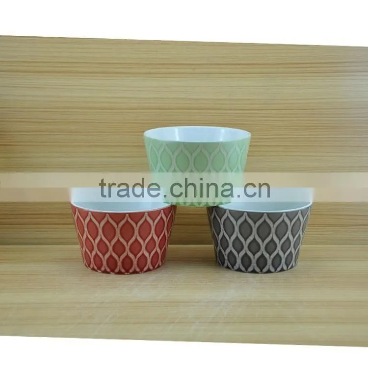 12cm matt finish colored custom logo promotional ceramic soup bowl ceramic serving bowls