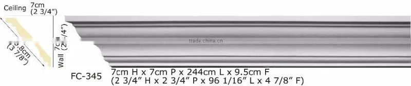 High Quality Good price beautiful Polyurethane Cornice Moulding