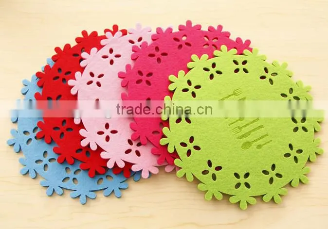 5pc /set felt table placemat