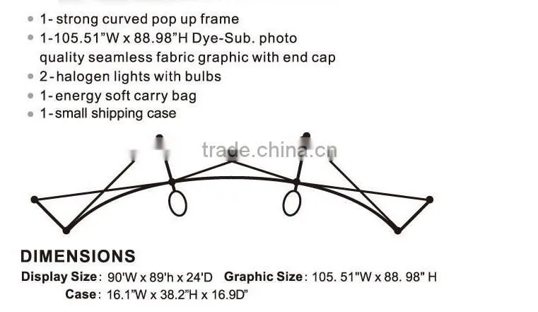 Pipe and drape system