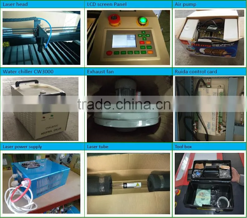 Mini 9060 laser engraving cutting machine price