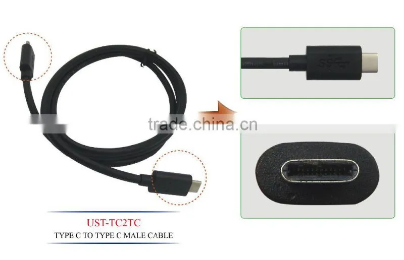 High Speed 1M 10Gbps USB 3.1 Type C Male to Typec Male Charger Sync Date Cables For Mobile Phone Hard Driver