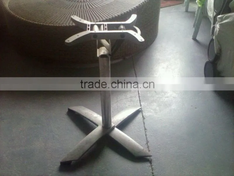 hardware aluminum folding furniture legs table base coffee shop restaurant table folded table base (F2H5)
