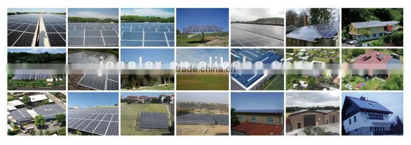 255w poly Solar modules with 60pcs 156*156 poly cells with CE, TUV, UL, CSA, MCS PV CYCLE