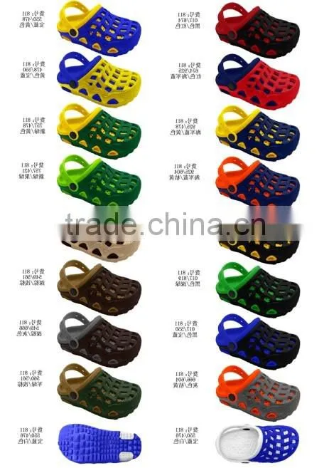 2016 Factory Wholesales Hottest Sale Cute Kids EVA Clogs Garden Shoes