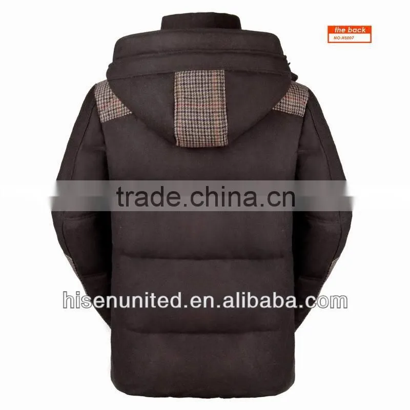 Brown Down Jacket for Men