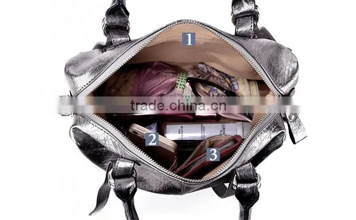 fashion Wholesale Woman Leather Bag Handbag Bamboo Bags Handbags