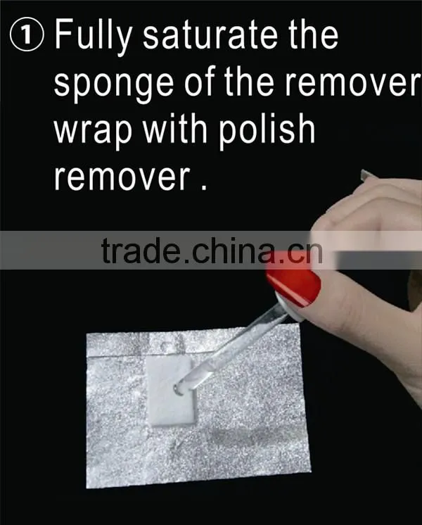hot sell nail wrapper remove aluminium foil sheet