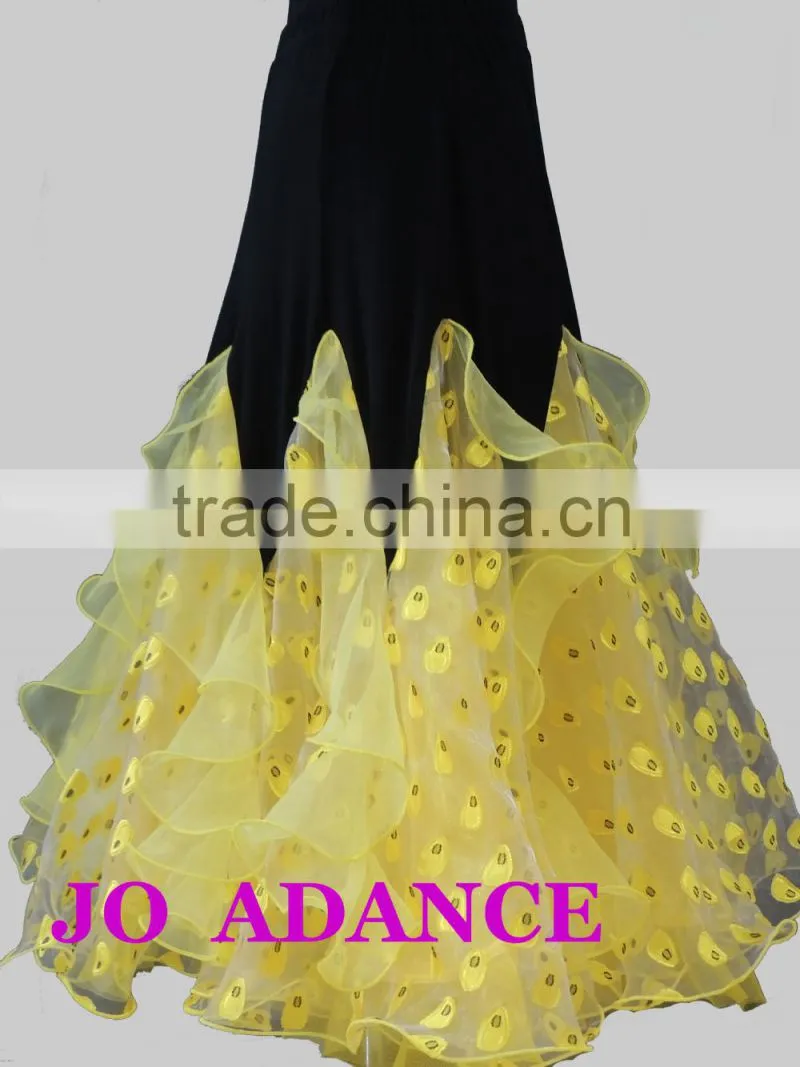Ballroom dance skirt dance costumes Ms. dance clothing Dance skirt Ballroom skirt