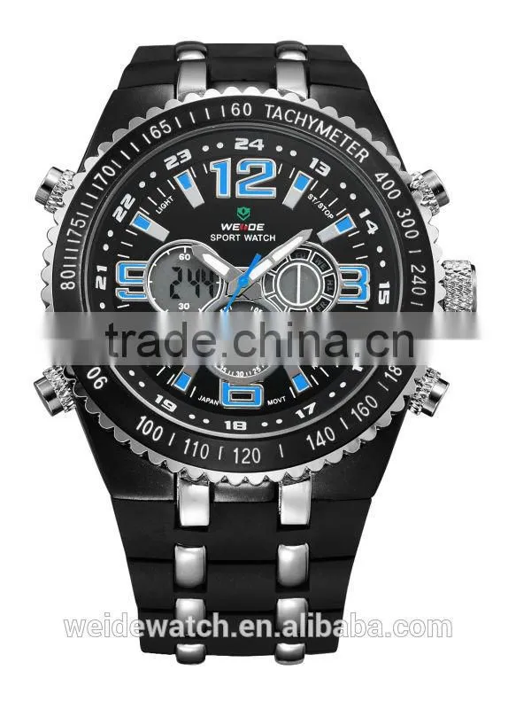 WEIDE WH1107-3 30 meters waterproof plastic band watches for resale world cup promotional items