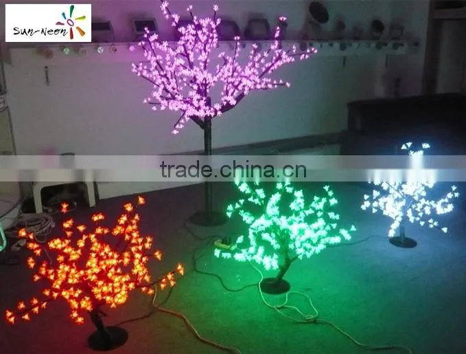 Decorative led tree flower lights with nice design artificial flowers tree artificial led light tree decoration
