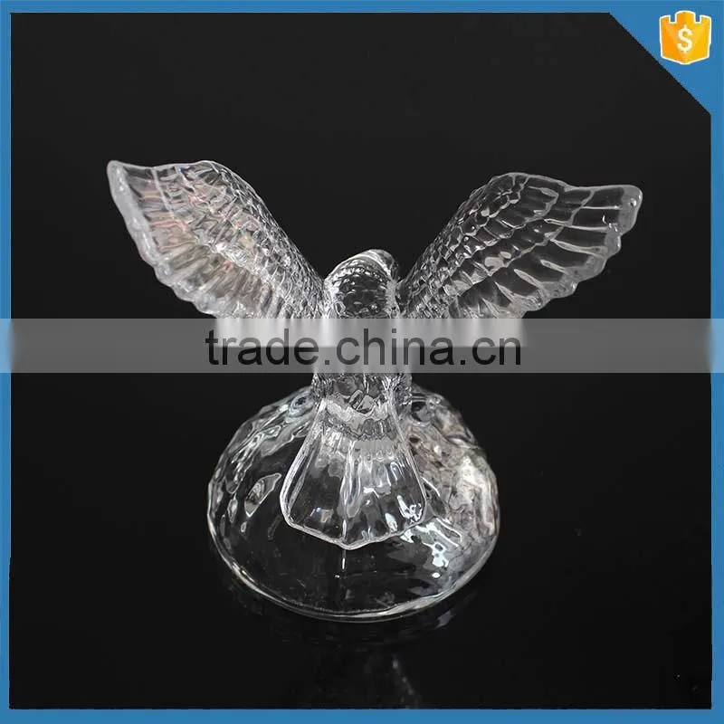 Eagle animal design crystal glass ornaments