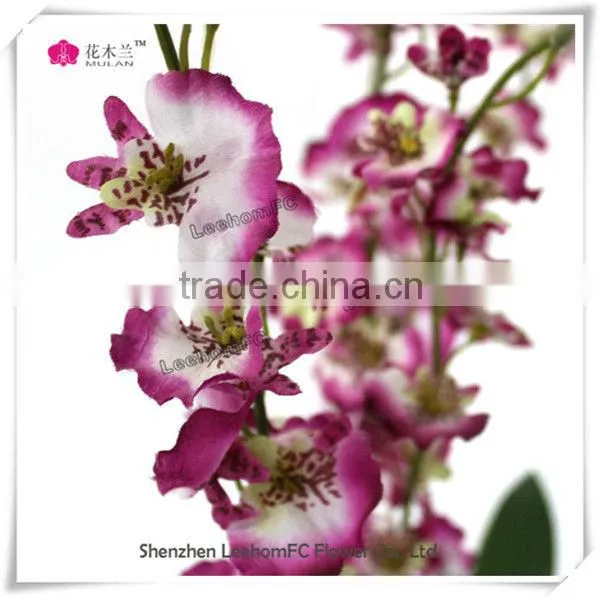 2013 Hot Sale Cheap Artificial Home Plastic Gladiolus Flowers Orchids