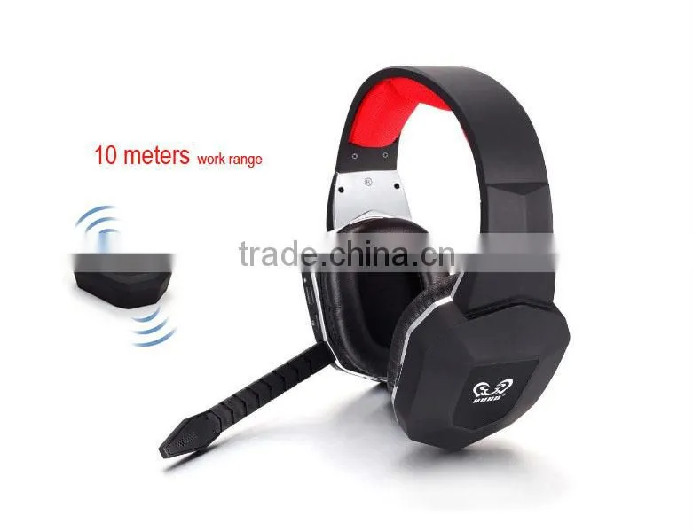 2.4G wireless gaming wireless walkie talkie headset for PS4