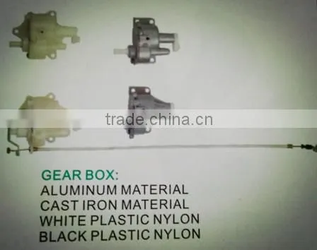 Plastic fan parts fan gear box
