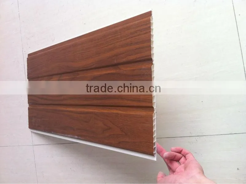 pvc panel with holes for house decoration laminated