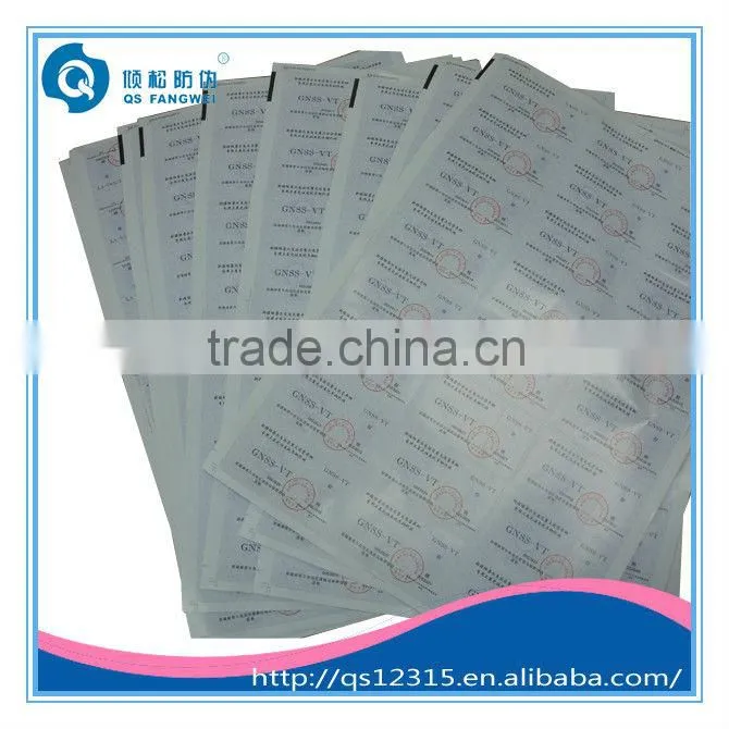 A3 adhesive sheet labels with cutting for packaging