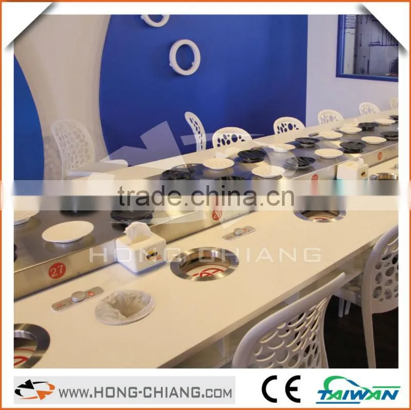 Magnetic Induction barbecue conveyor belt system~MIT